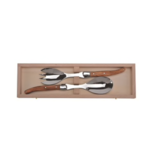 The French Farm Olive Wood Salad Set