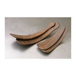 Peterman’s Boards & Bowls Rustic Salad Tossers- Black Walnut