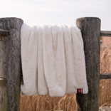 Pretty Rugged White Faux Fur Original Blanket