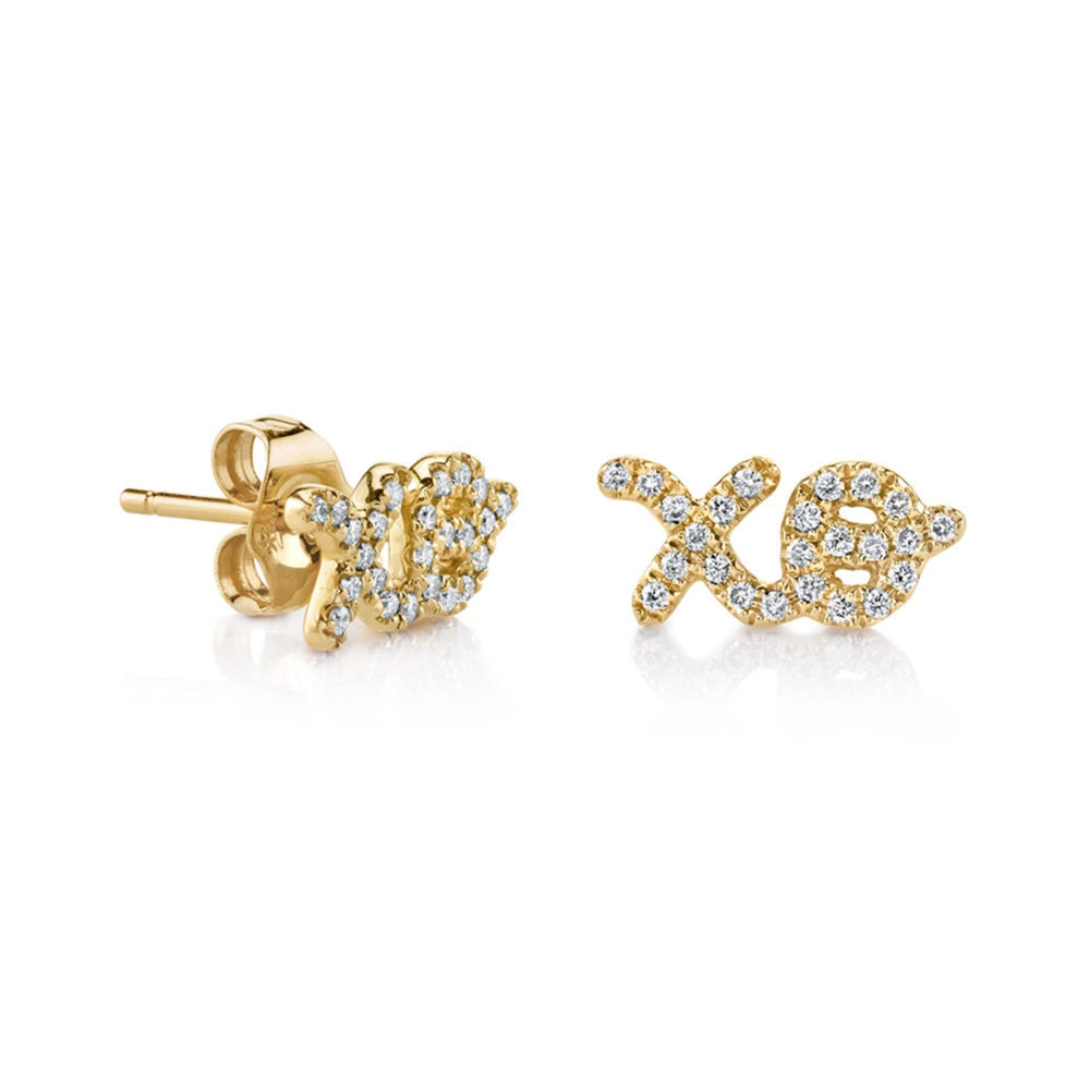 Sydney Evan Large 'XO' Studs