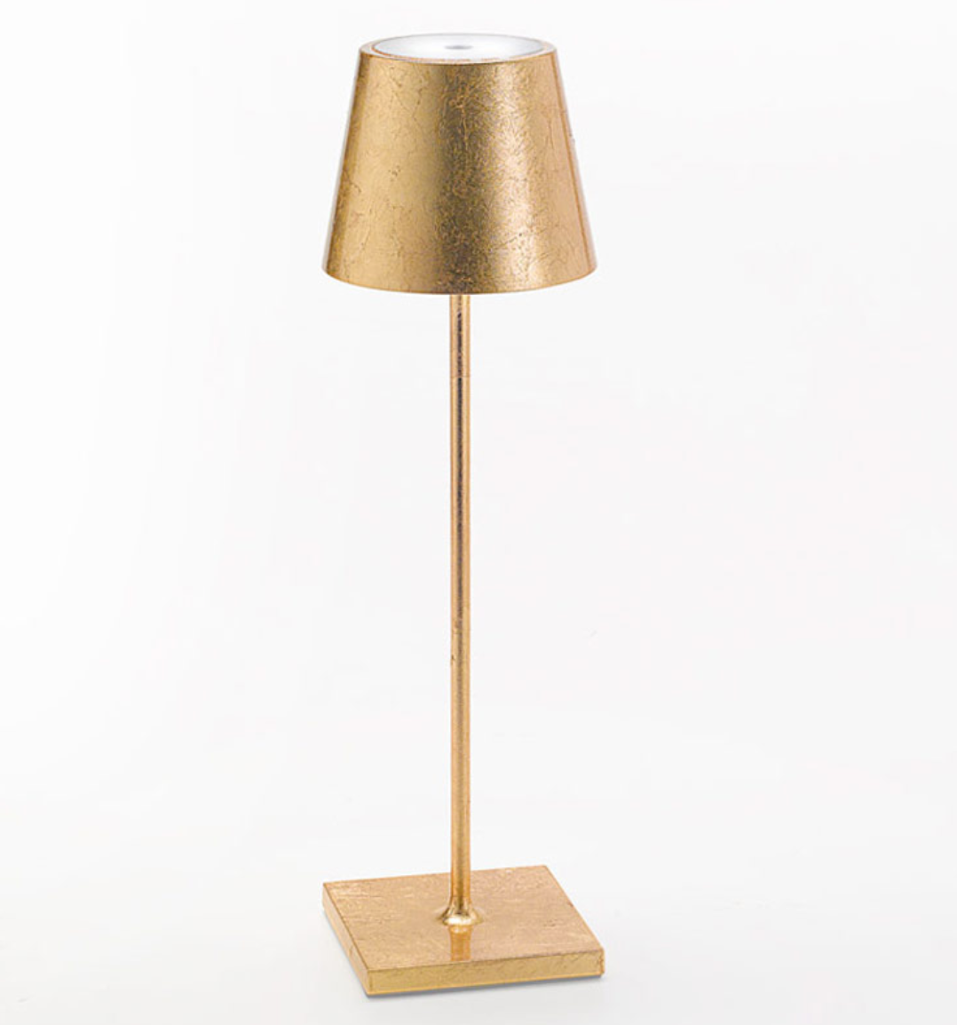 Zafferano POLDINA GOLD LEAF TABLE LAMP