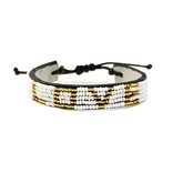 Love Project LOVE Bracelet - White/ Gold