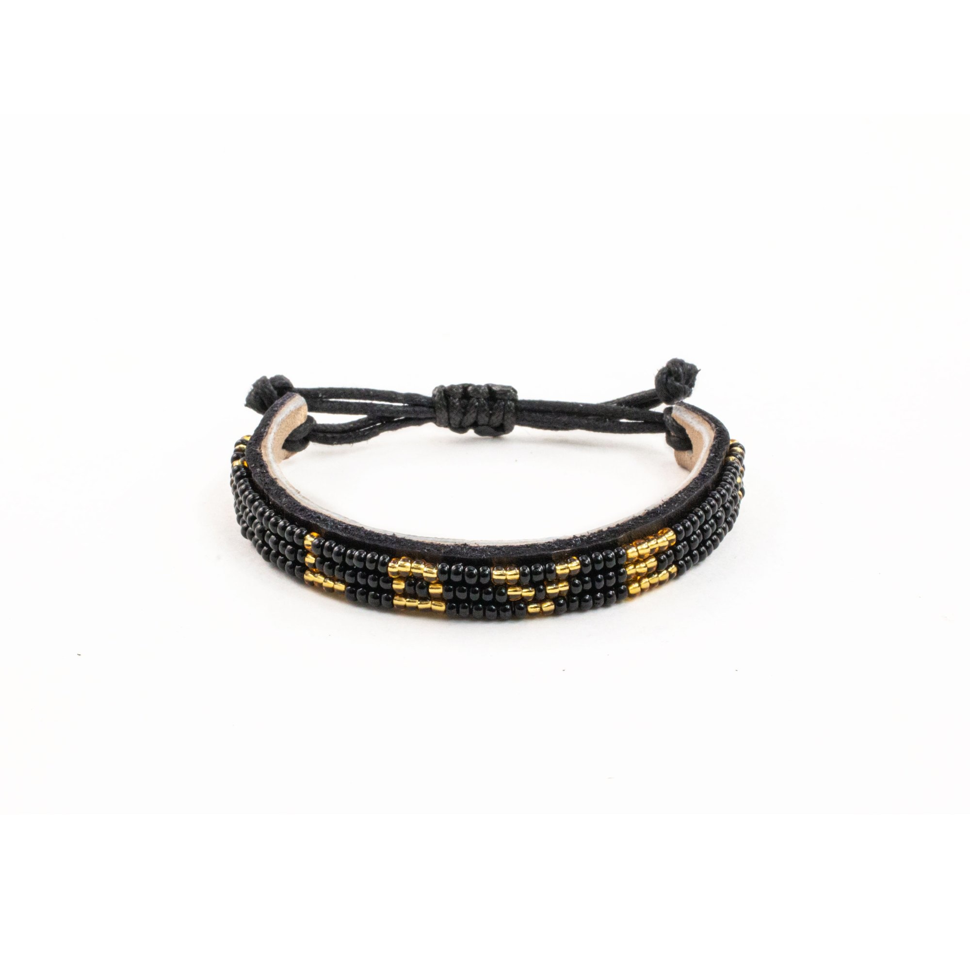 Love Project Skinny LOVE Bracelet - Black/Gold: Small