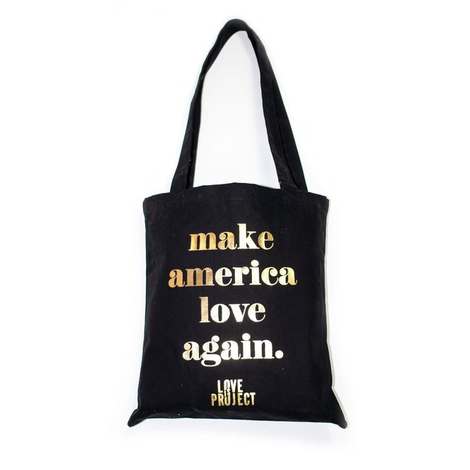 Love Project Make America Love Again Tote - Black