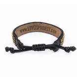 Love Project LOVE Bracelet - Gold/Black