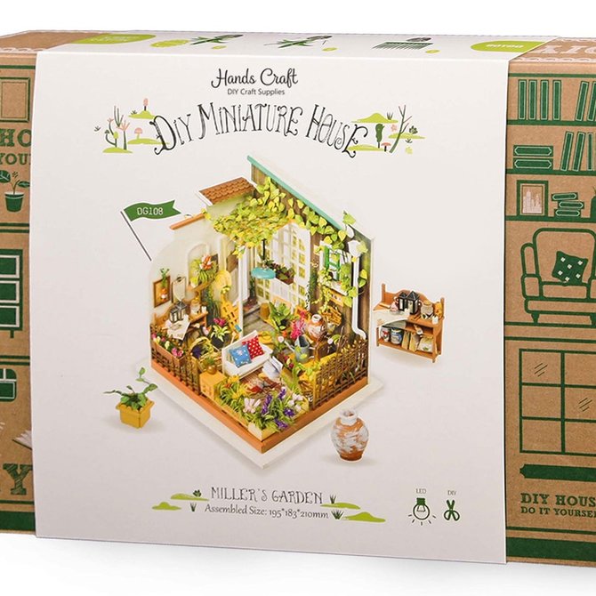 Hands Craft Miller's Garden DIY Miniature Dollhouse Kit