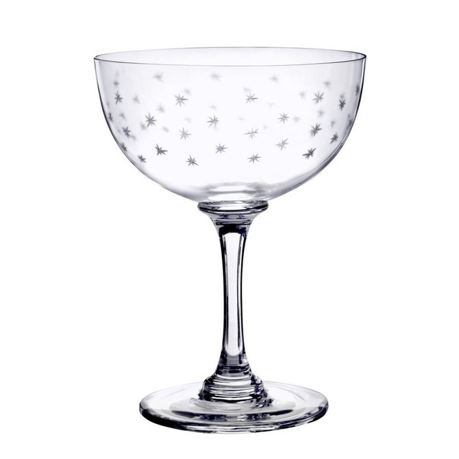 The Vintage List Stars Champagne Saucers
