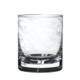 The Vintage List Whiskey Glass Fern Design