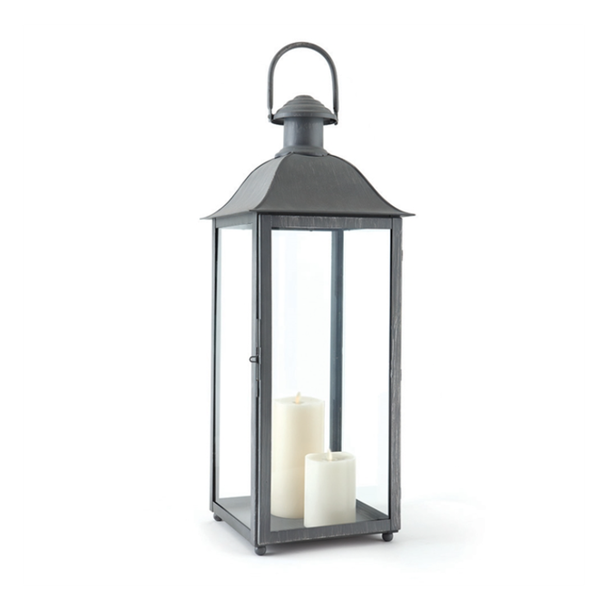 Napa Home and Garden Coach House Outdoor Lantern 30" Gray