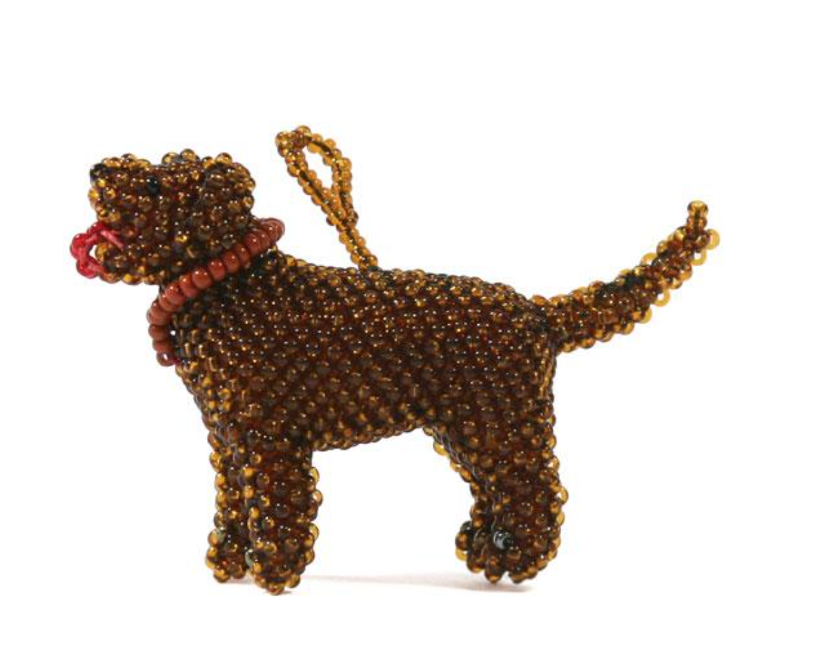 Melange Chocolate Labrador Ornament