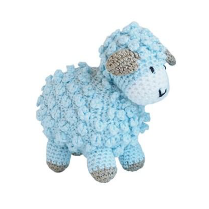 Melange Little Crochet Lamb - Blue