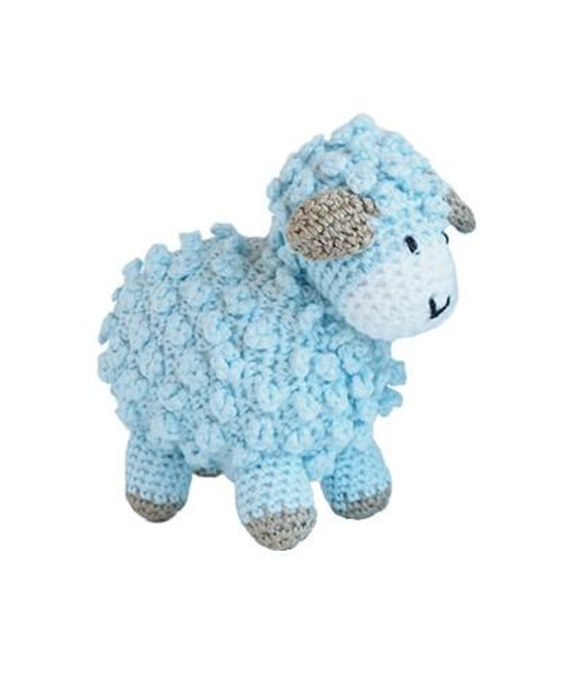 Melange Little Crochet Lamb - Blue