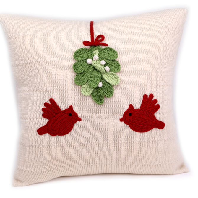 Melange 14" Cardinal Pillow