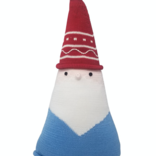 Melange Santa Cone Pillow 15" Blue