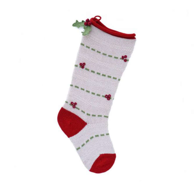 Melange Holly Stocking