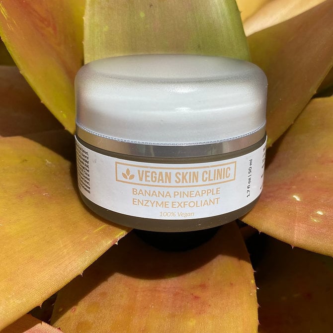 Vegan Skin Clinic Banana Pineapple Enzyme Exfoliant