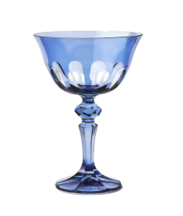 Sir Madam Rialto Glass Coupe Thistle (Light Blue)