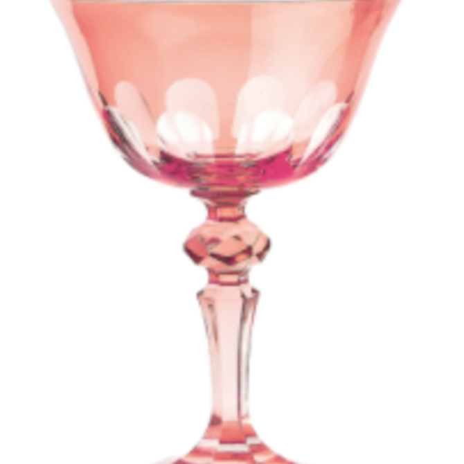 Sir Madam Rialto Glass Coupe Kitten (Light Red)