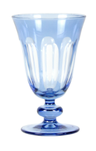 Sir Madam Rialto Glass Tulip Thistle (Light Blue)