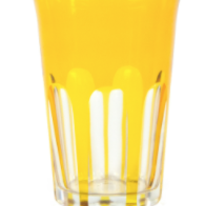 Sir Madam Rialto Glass Tumbler Ginger (Dark Yellow)