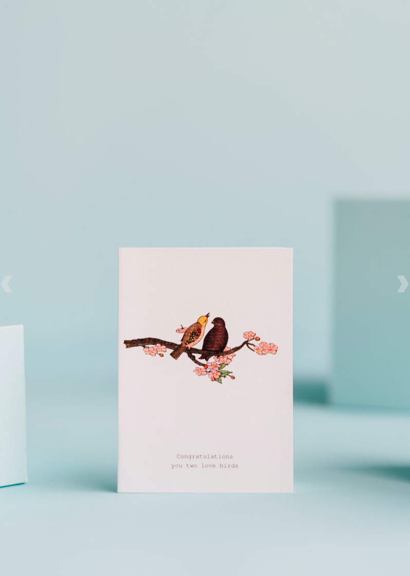 Margot Elena Tokyo Milk Love Birds Card