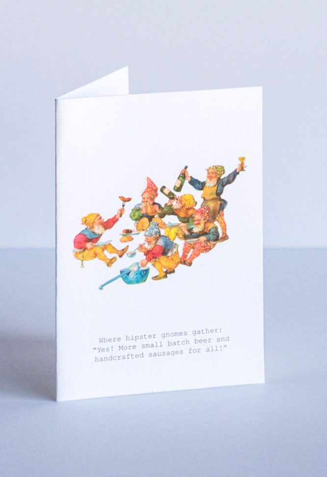 Margot Elena Tokyo Milk Hipster Gnomes Card