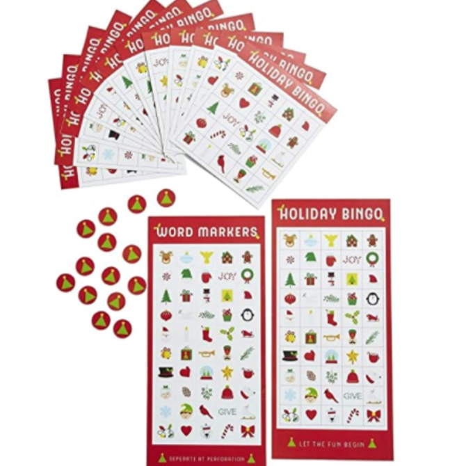 Two's Company Holiday Bingo Game