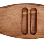 Two's Company Hand Crafted Serving Board - Oval