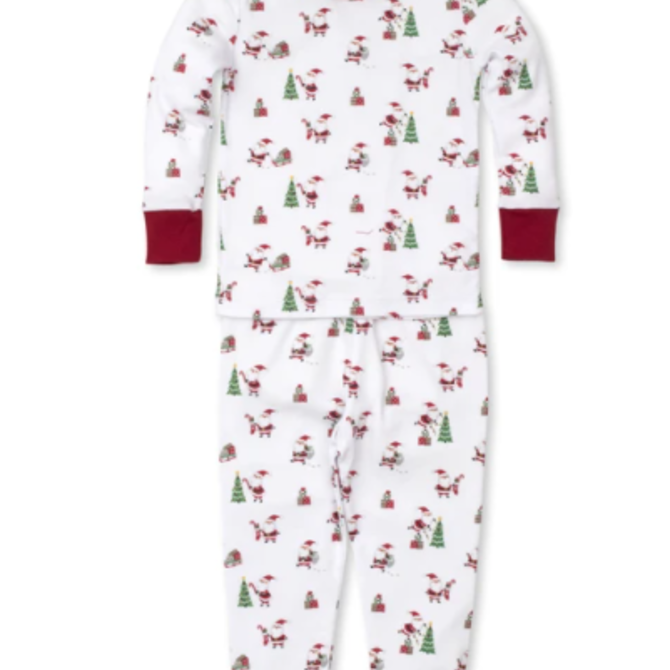 Kissy Kissy Santa Santics PJ Set Sung 18-24 month