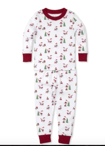 Kissy Kissy Santa Santics PJ Set Sung 12-18 month