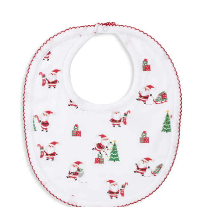 Kissy Kissy Santa Santics Bib