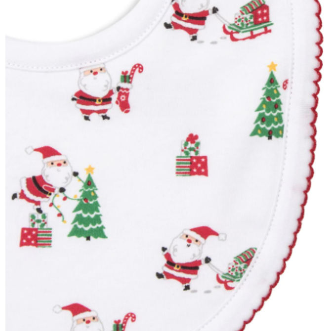 Kissy Kissy Santa Santics Bib