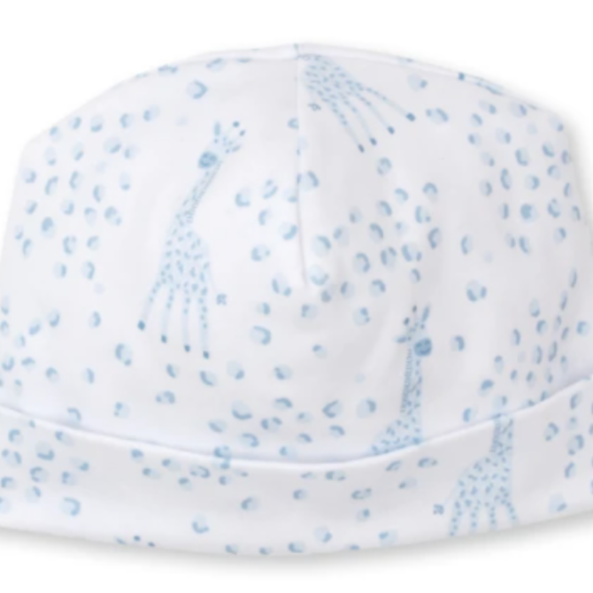 Kissy Kissy Speckled Giraffe Hat Light Blue Small