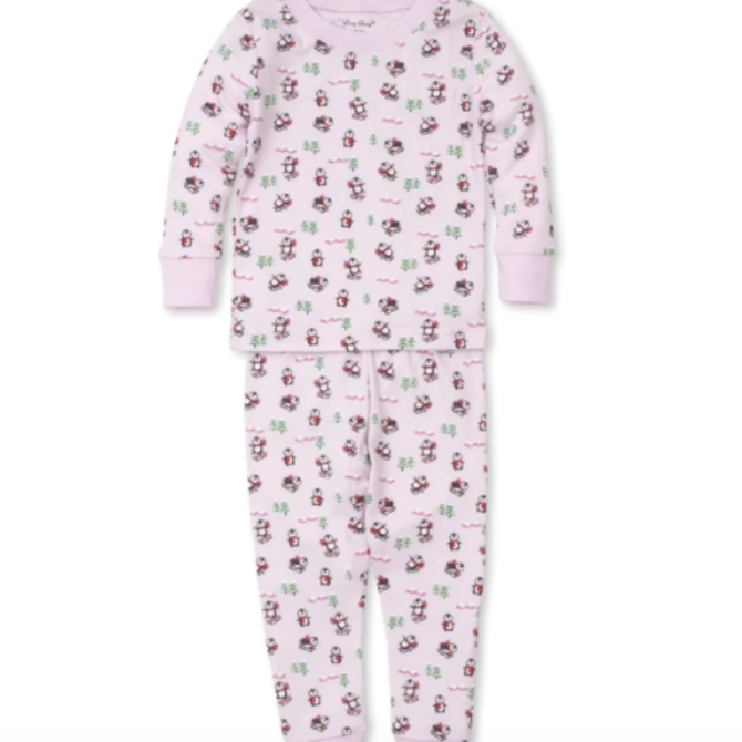 Kissy Kissy Slippery Slopes Pajama Set Pink 12-18 Month