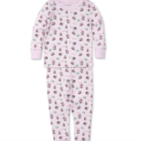 Kissy Kissy Slippery Slopes Pajama Set Pink 18-24 Month