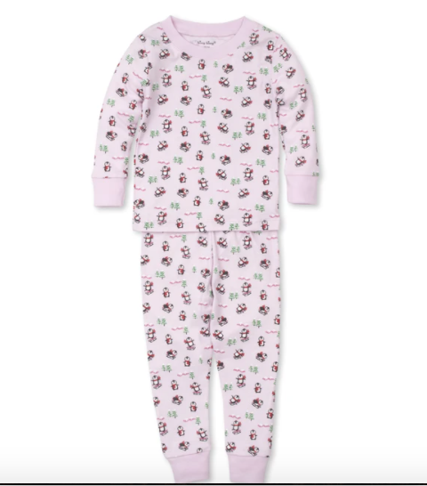 Kissy Kissy Slippery Slopes Pajama Set Pink 18-24 Month