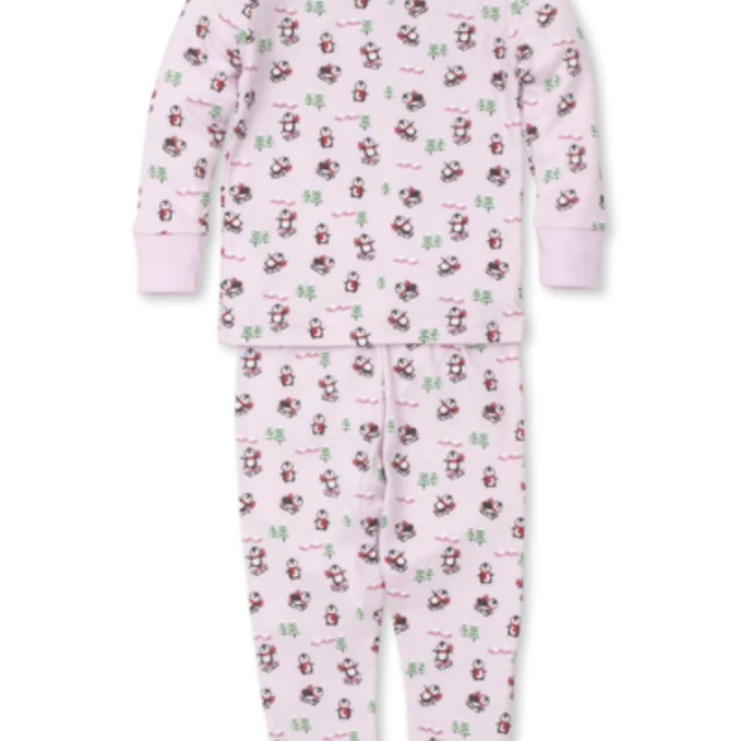 Kissy Kissy Slippery Slopes Toddler Pajama Set - Pink Size 4