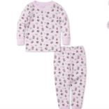 Kissy Kissy Slippery Slopes Toddler Pajama Set - Pink Size 4