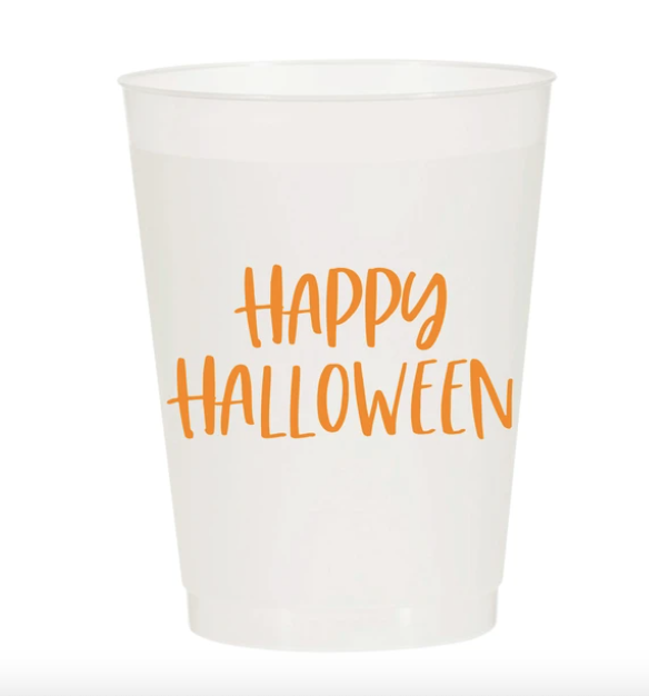 Sip Hip Hooray Happy Halloween Reusable Cups - Set of 10