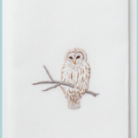 Henry Handwork Snowy Owl Hand Towel