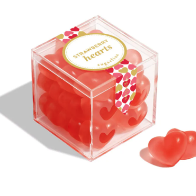 Sugarfina Strawberry Hearts Gummies