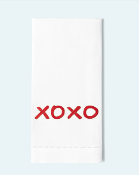 Henry Handwork XOXO Hand Towel