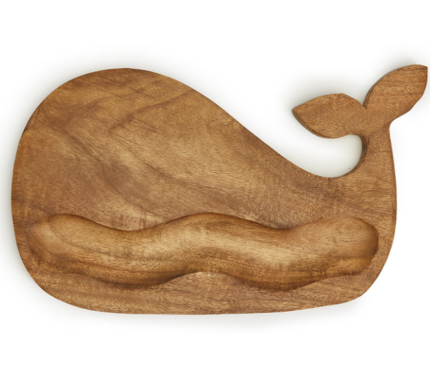 Two's Company Whale Serving Board