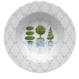 The Muddy Dog HeatSafe™ Dinnerware - Meadow Lane Topiary Trio: Plate