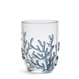 Two's Company 18 oz Coral Reef Glass