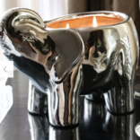 Thompson Ferrier Silver Elephant Candle