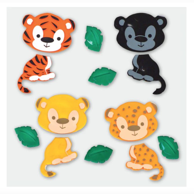 Design Ideas Jungle Cats Window Clings