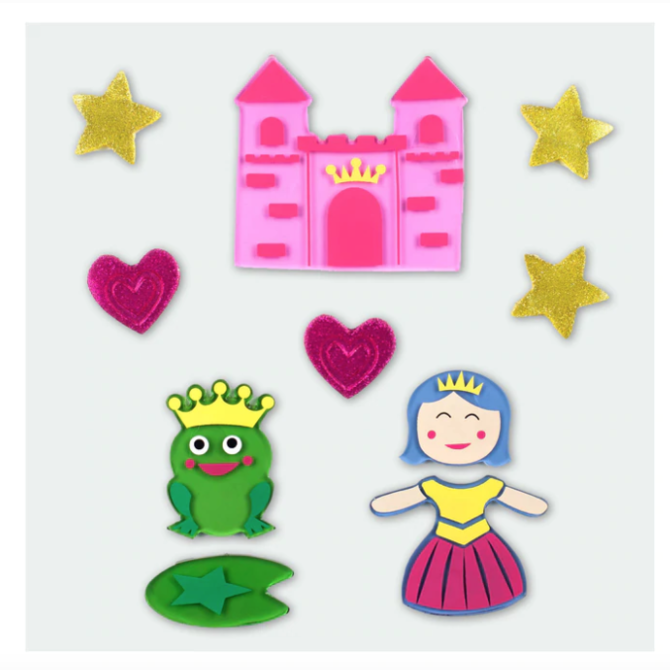 Design Ideas Frog Princess Window Clings