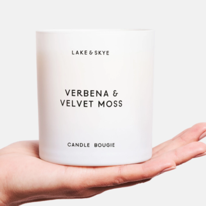 Lake & Skye Verbena & Velvet Moss Candle