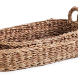 Korissa Savar Bread Basket with Natural Handle - Large